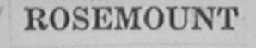 ROSEMOUNT