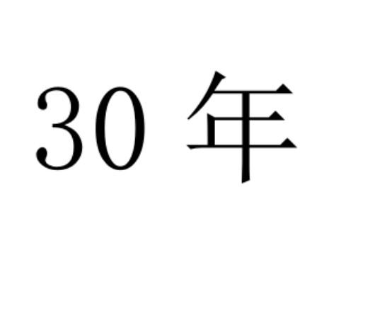 30年