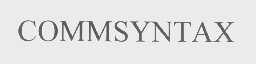 COMMSYNTAX