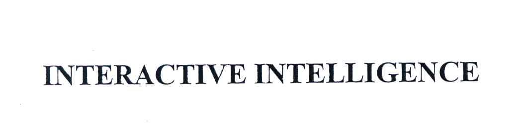 INTERACTIVE INTELLIGENCE