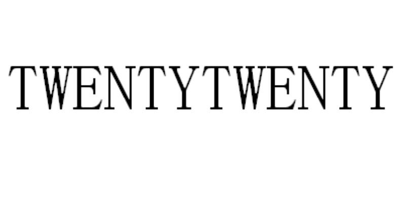 TWENTYTWENTY
