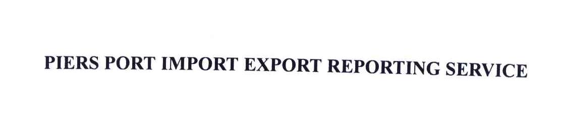 PIERS PORT IMPORT EXPORT REPORTING SERVICE