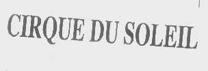 CIRQUE DU SOLEIL