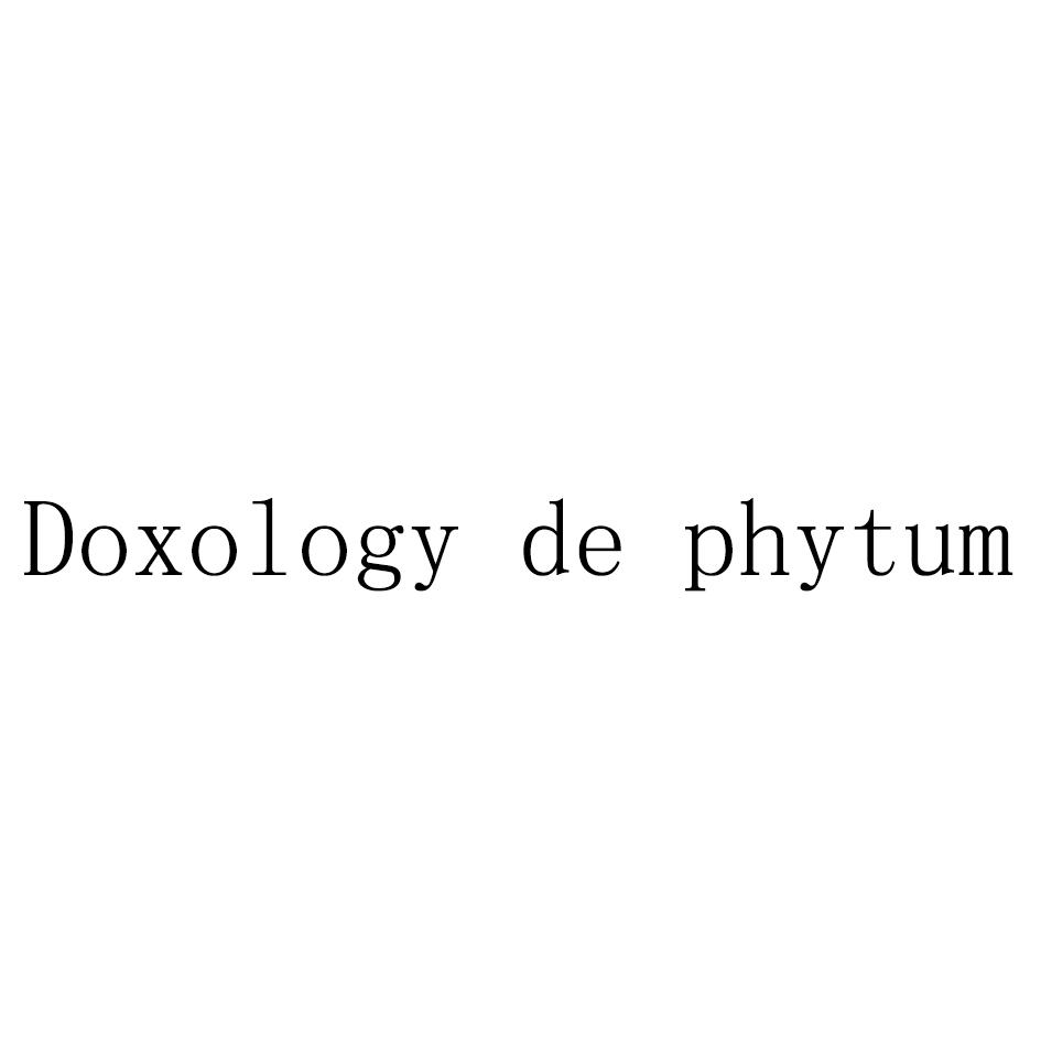 DOXOLOGY DE PHYTUM