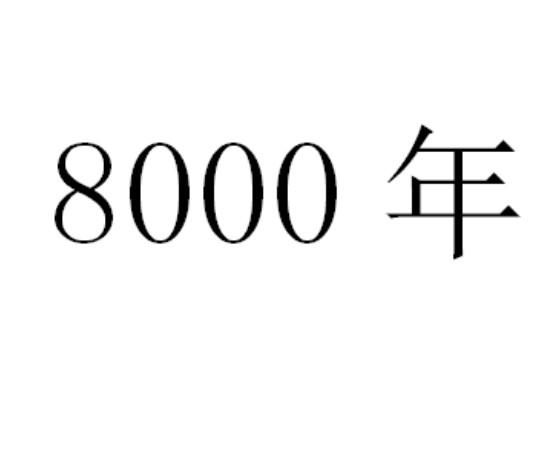 8000 年