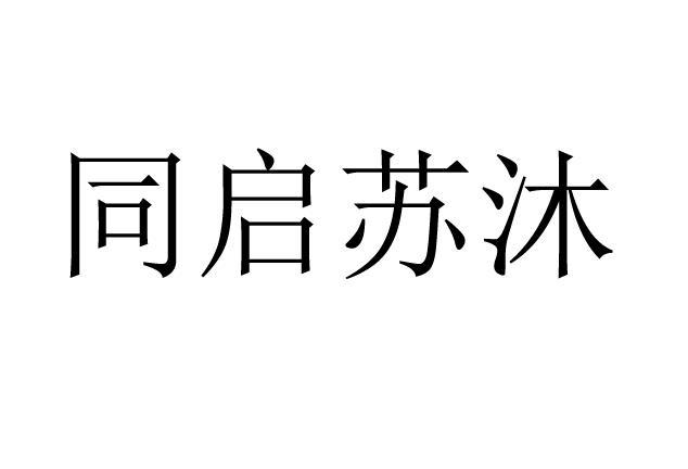 同启苏沐