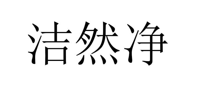 洁然净