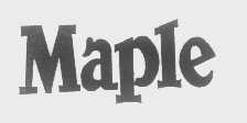 MAPLE