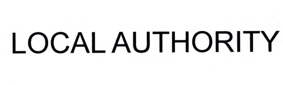 LOCAL AUTHORITY