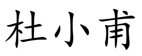 杜小甫