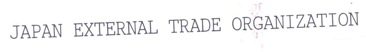 JAPAN EXTERNAL TRADE ORGANIZATION