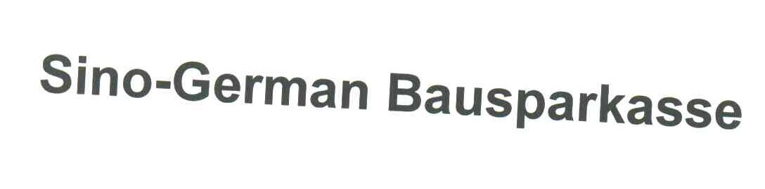 SINO GERMAN BAUSPARKASSE