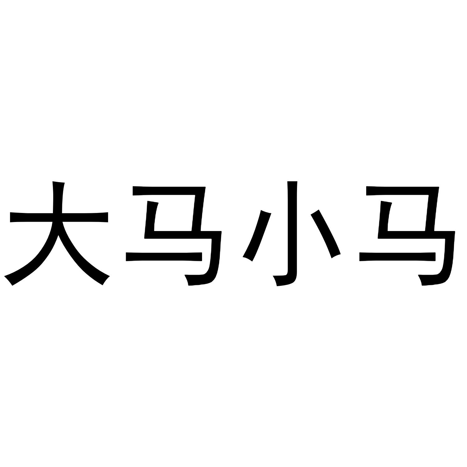 大马小马