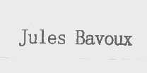 JULES BAVOUX