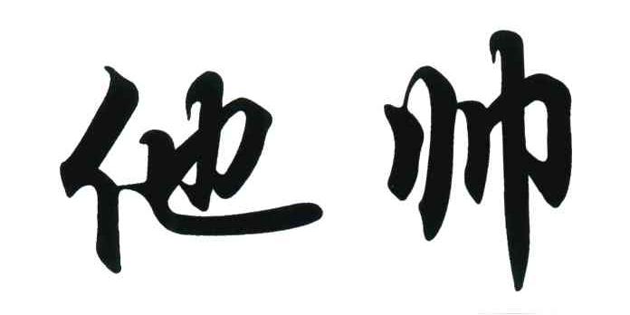 他帅