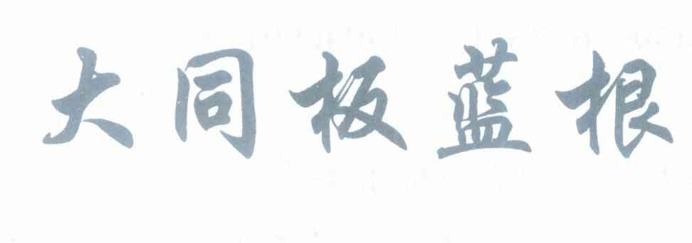 大同板蓝根
