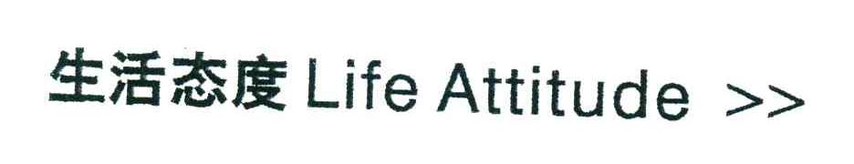 生活态度;LIFE ATTITUDE