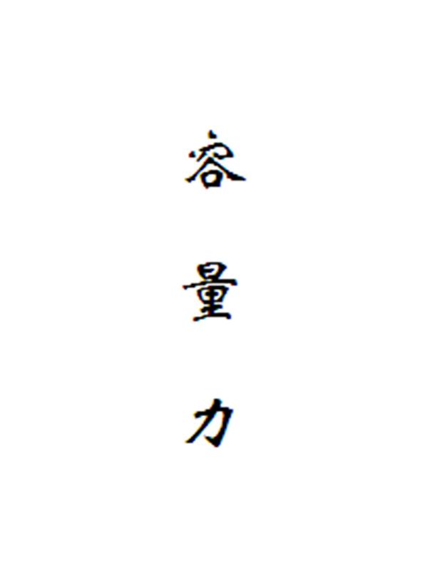 容量力