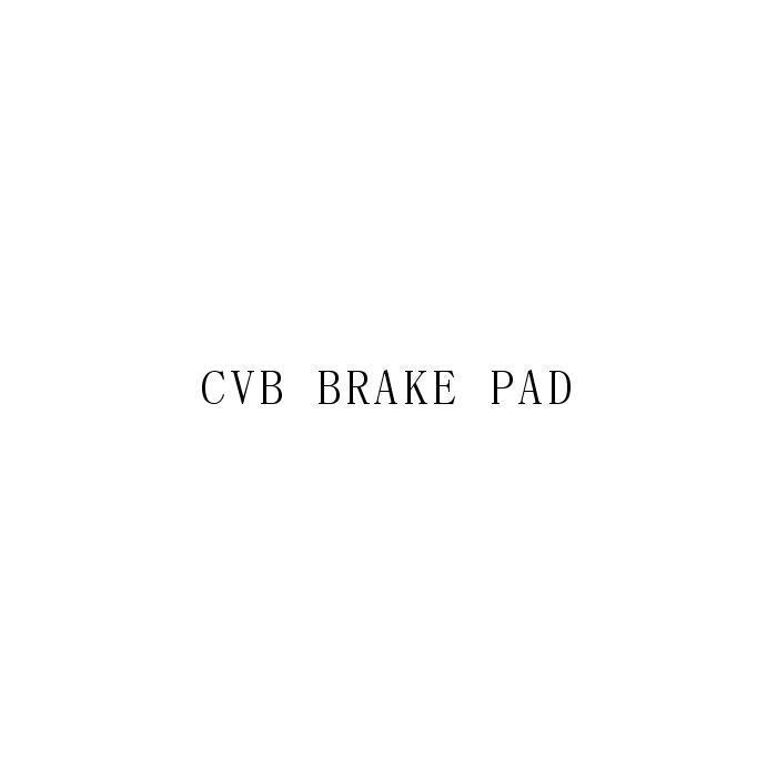 CVB BRAKE PAD