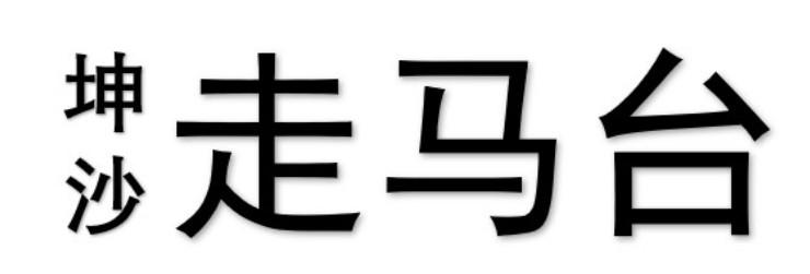 坤沙 走马台