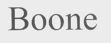 BOONE