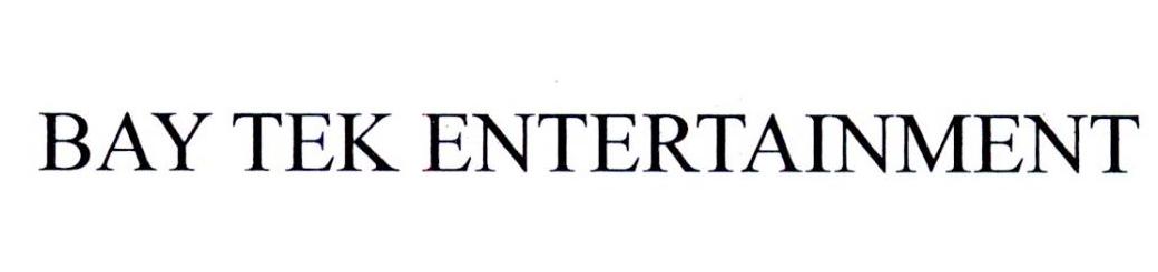 BAY TEK ENTERTAINMENT