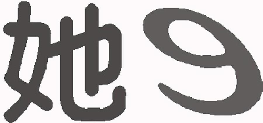 她 9