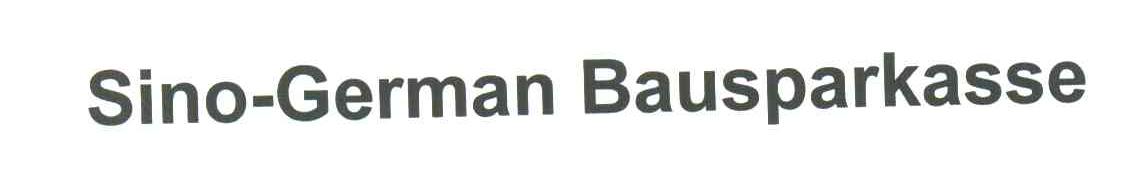 SINO GERMAN BAUSPARKASSE