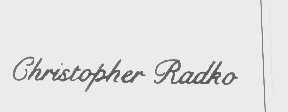 CHRISTOPHER RADKO
