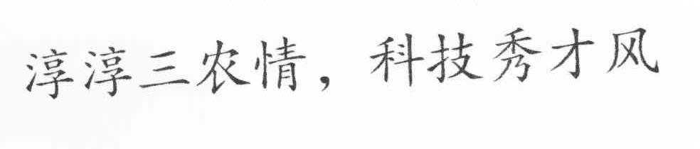 淳淳三农情，科技秀才风