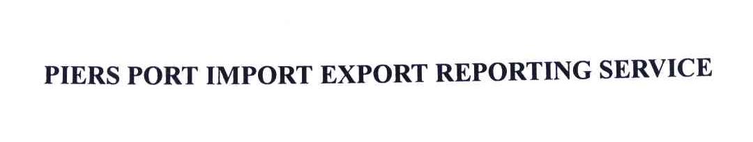 PIERS PORT IMPORT EXPORT REPORTING SERVICE