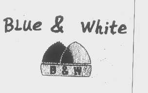 BLUE & WHITE B&W
