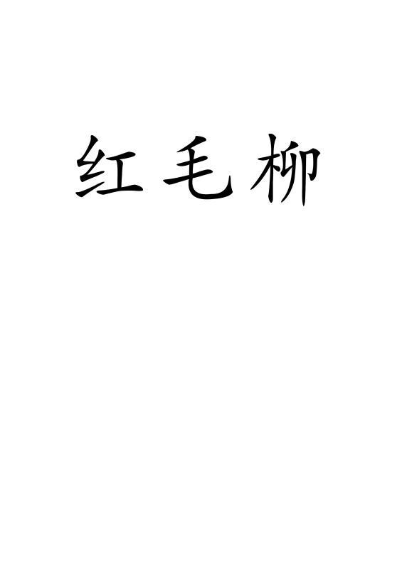 红毛柳
