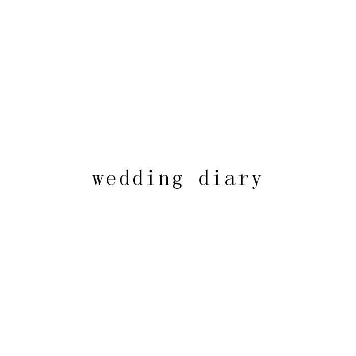 WEDDING DIARY