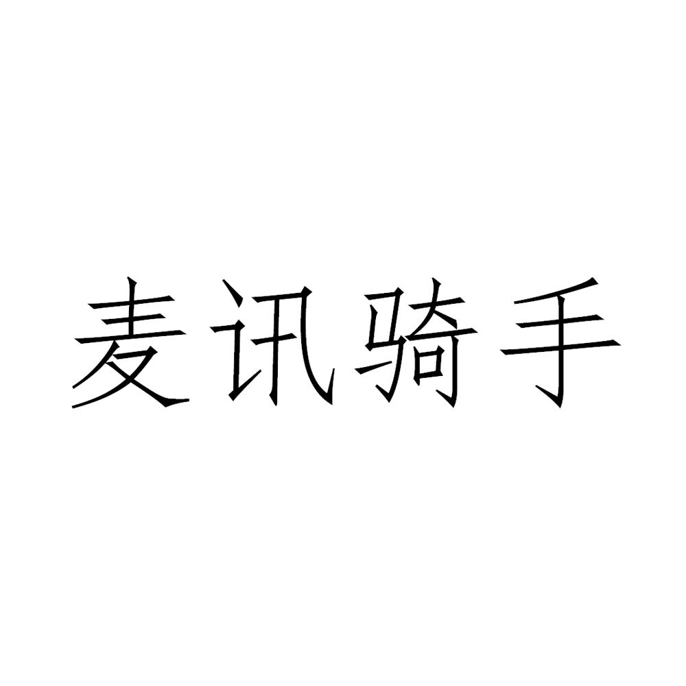 麦讯骑手