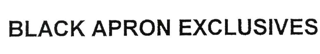 BLACK APRON EXCLUSIVES