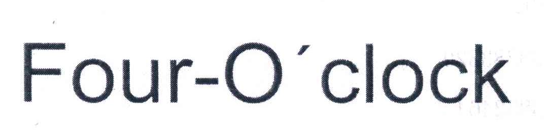 FOUR-O＇CLOCK