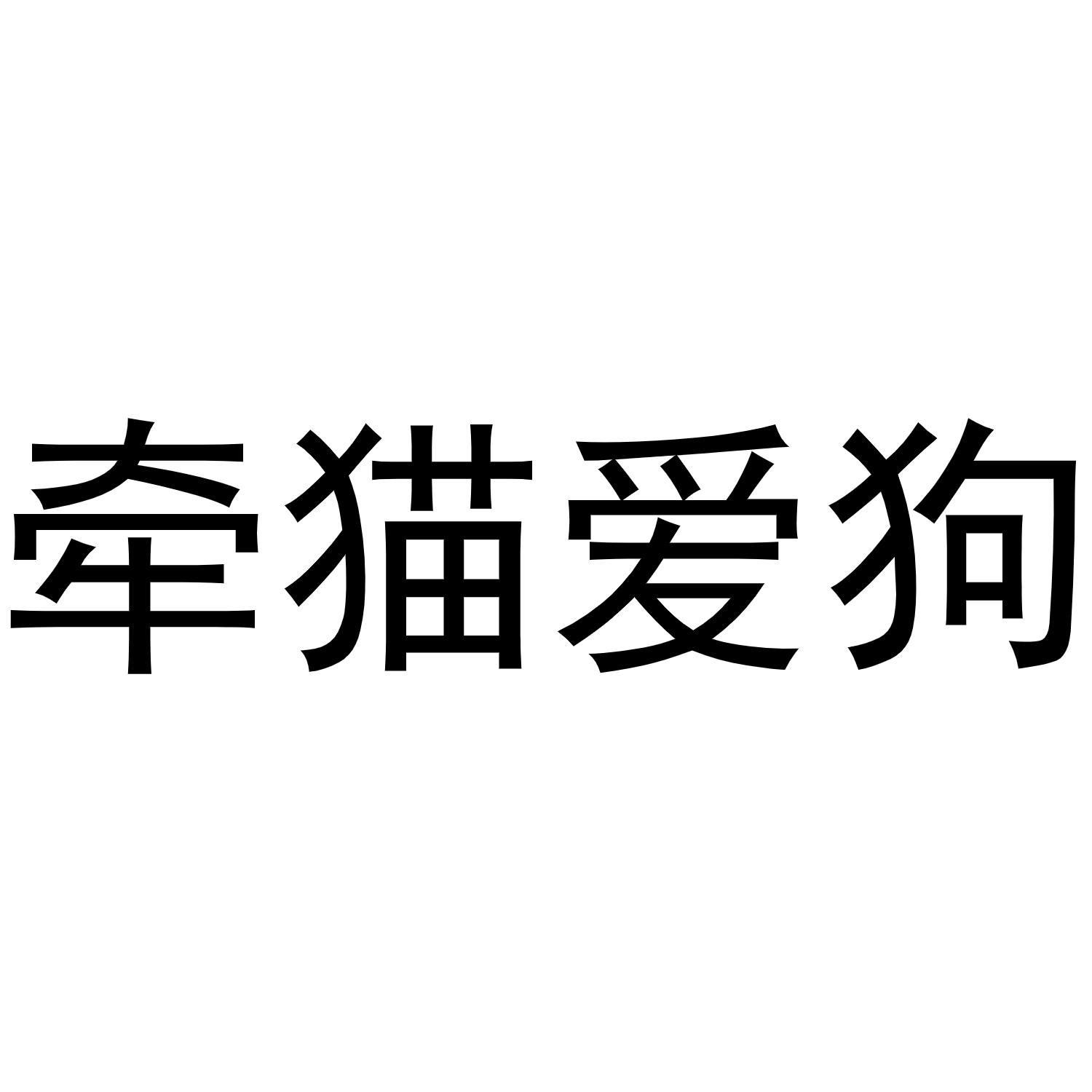 牵猫爱狗