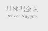丹佛掘金队   DENVER NUGGETS