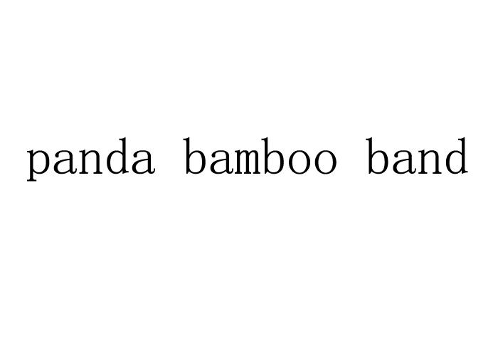 PANDA BAMBOO BAND