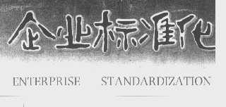 企业标准化   ENTERPRISE STANDA RDIZATION