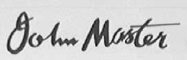 JOHN MASTER