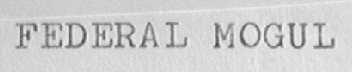 FEDERAL MOGUL