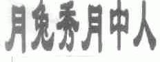 月兔秀月中人
