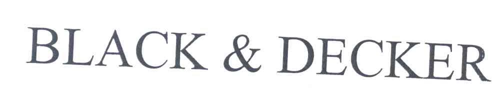 BLACK & DECKER