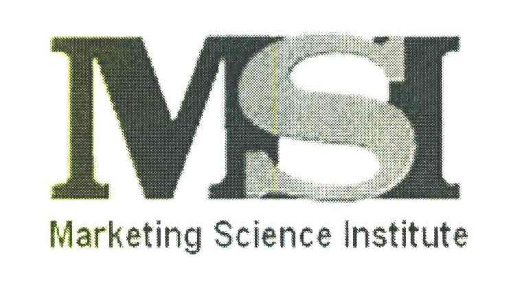MARKETING SCIENCE INSTITUTE MSI