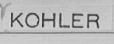 KOHLER
