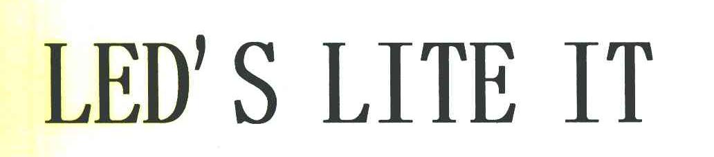 LED＇S LITE IT