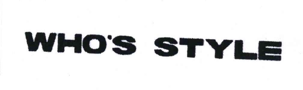 WHO'S STYLE