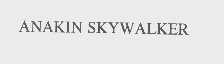 ANAKIN SKYWALKER
